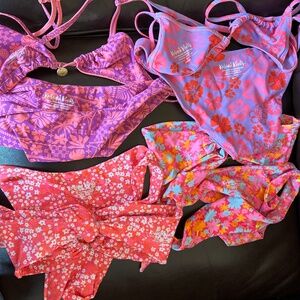 Kulani Kinis bikinis (4).  Tops size small.  Bottoms size medium